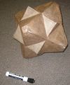 A ceramic polyhedron.