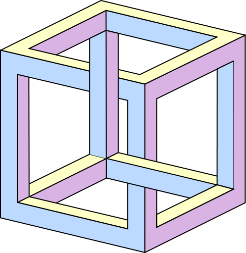 File:Impossible-cube.svg