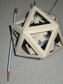 Nested set of open Platonic solids.